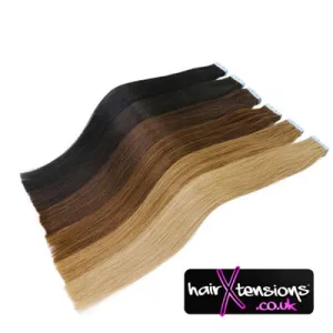 #24 Golden Blonde 22 Inch 100% Human Remy Tape Hair Extensions