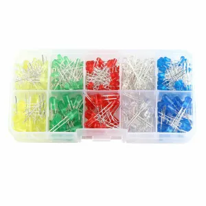 5mm Leds 5 Colors Box Kit( 300pcs)