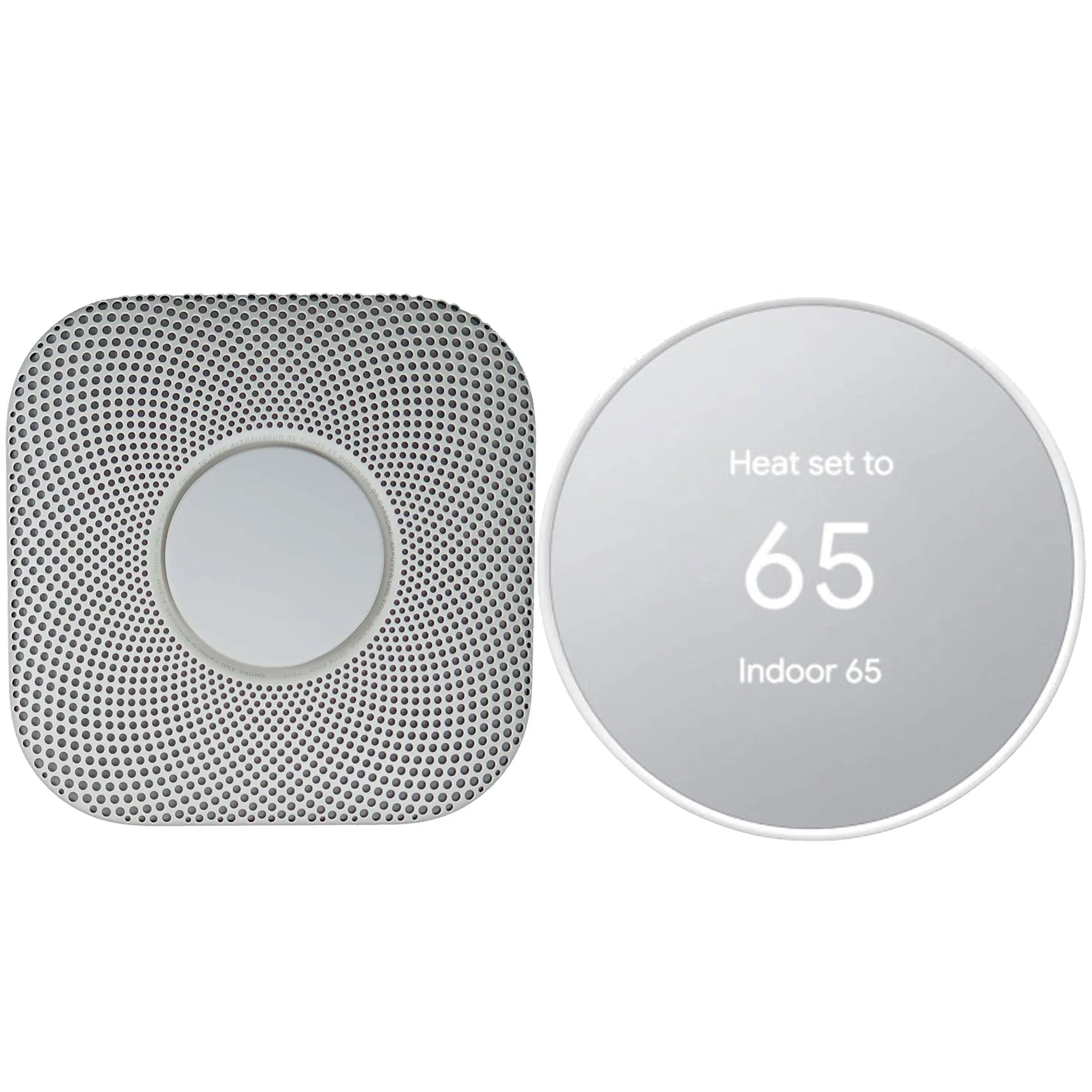 Google Nest Protect Battery-Powered Smoke and Carbon Monoxide Alarm with Programmable Wifi Thermostat