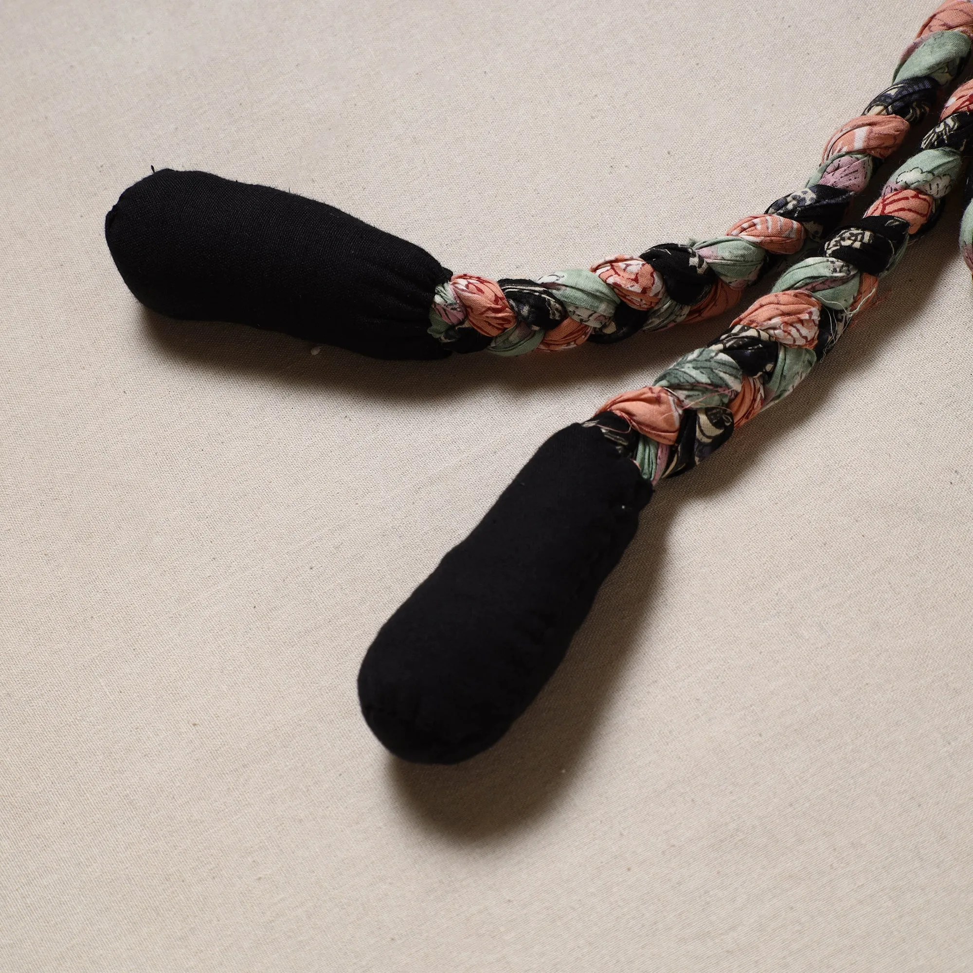 Handmade Upcycled Fabric Skipping Jump Rope 22