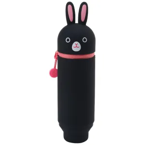 Lihit Lab Punilabo Stand Up Pen Case - Black Rabbit