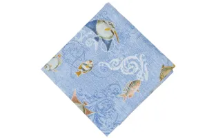 Ocean Blues Pocket Square