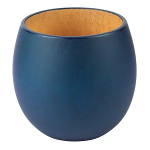 Premium Blue Japanese Wooden Teacup