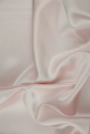 Primrose Pink Silk Crepe Back Satin Fabric