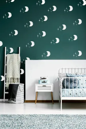 "Moon & Stars" wall stickers