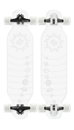 Shark Wheel Clear Galaxy Longboard